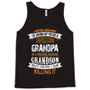 Super Cool Grandpa Of A Freaking Awesome Grandson Tank Top