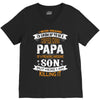 Super Cool Papa Of A Freaking Awesome Son V-Neck Tee
