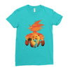 beautiful sunset Ladies Fitted T-Shirt