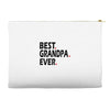 best grandpa ever Accessory Pouches