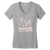 frankensolo meets the wook man Women's V-Neck T-Shirt