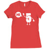 hi 5 Ladies Fitted T-Shirt