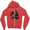 polygon bats Zipper Hoodie
