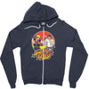 sweep the leg Zipper Hoodie