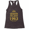 queens are born in 1963 Racerback Tank