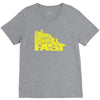 going downhill fast cycling V-Neck Tee