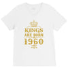 kings are born in 1960 V-Neck Tee