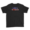 law &amp; mordor Youth Tee