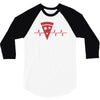 pizza is life 3/4 Sleeve Shirt