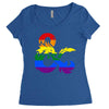 dungeons and dragons lgbtq Women's Triblend Scoop T-shirt