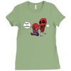 unicorn spidey Ladies Fitted T-Shirt