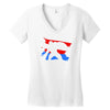the captain Women's V-Neck T-Shirt