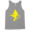sasquatch guitar gear  funny bigfoot yeti comic monster retro Tank Top