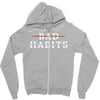 Bad Habits Zipper Hoodie