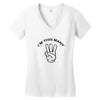 i'm this many Women's V-Neck T-Shirt