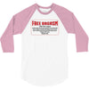 Free Orgasm Coupon 3/4 Sleeve Shirt