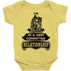 I Am Yorkshire Terrier Actually In A Very Commited Relationship Baby Onesie