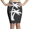palm tree sticker vinyl decal tropical island beach ocean wall car win Pencil Skirts