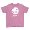 white nmp Youth Tee