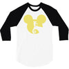 mickey skellington 3/4 Sleeve Shirt