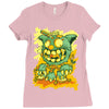 cat monster Ladies Fitted T-Shirt