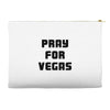 pray for las vegas Accessory Pouches
