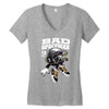bad spacemen Women's V-Neck T-Shirt