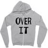 over it slim fit Zipper Hoodie