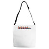 sushi sampler Adjustable Strap Totes