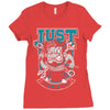 mad man Ladies Fitted T-Shirt