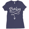 baby belly Ladies Fitted T-Shirt