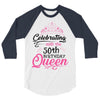 celebrating with the 70th birthday king t shirts 3/4 Sleeve Shirt