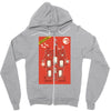 light on Zipper Hoodie