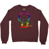colorful music man Crewneck Sweatshirt