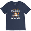 arm in cast V-Neck Tee