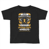 Never Underestimate The Strength Of A Childhood Cancer Warrior Toddler T-shirt