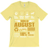 Born August  Multitasking Problem Solving Tees T-Shirt