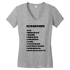 rules for dating my daughter shirt t shirt perfect father's gift Women's V-Neck T-Shirt