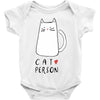 cat love person! Baby Bodysuit