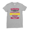 i never dreamed i'd grow up to be a super cool motocross mom but here Ladies Fitted T-Shirt
