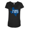 tejanos for beto Maternity Scoop Neck T-shirt