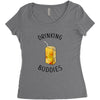 Drinking Buddies Juice Women's Triblend Scoop T-shirt
