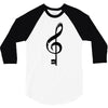 the music is the key 3/4 Sleeve Shirt