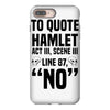 to quote hamlet no iPhone 8 Plus