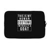 goat halloween costume Laptop sleeve