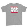 mad nyc new york city run fashion baseball jersey Youth Tee