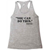 you can do this coffee Racerback Tank