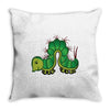 funny animal Throw Pillow