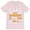 Born January Multitasking Problem Solving Tees T-Shirt