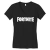 Fortnite video game logo Women's V-Neck T-Shirt